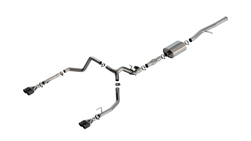 Borla 140997CFBA - BOR140997CFBA - Borla 2024 Chevy Silverado 1500 6.2L V8 ATAK Catback Exhaust w/ Simulator - CF Black Anodized - Shipped in Europe - Tuningsupply.com