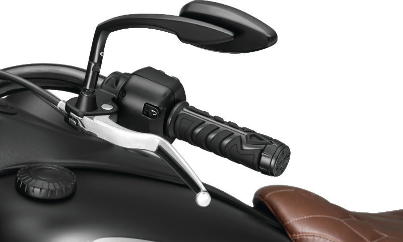 Kuryakyn 1708 - KUR1708 - Kuryakyn Teardrop Mirrors Satin Black - Shipped in Europe - Tuningsupply.com