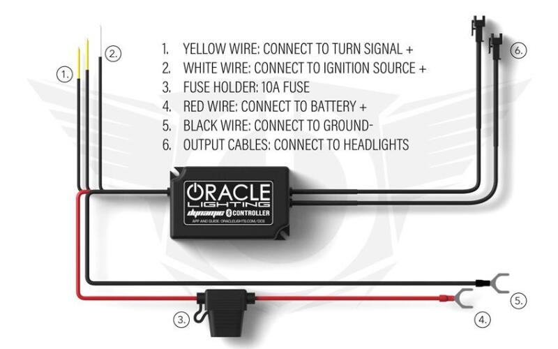 ORACLE Lighting 8203-332 - ORL8203-332 - Oracle 17-19 Ford F-250 SD Dynamic Pre-Assembled Headlights - Halogen - Black Edition - - Shipped in Europe - Tuningsupply.com