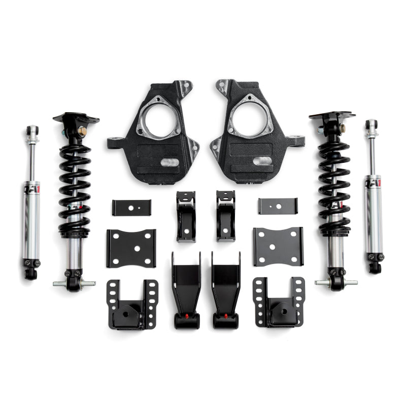QA1 LK12-GMT04 - QAPLK12-GMT04 - QA1 07-16 Chevrolet Silverado 4WD Lowering Kit w/ Spindles Double Adjustable 4in-6in - Shipped in Europe - Tuningsupply.com