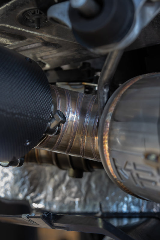 MBRP PS70413CF - MBRPS70413CF - MBRP 20-24 Chevrolet Corvette C8 3in Active Cat Back Quad Split Rear Exit Exhaust w/ AFM Sims - Shipped in Europe - Tuningsupply.com