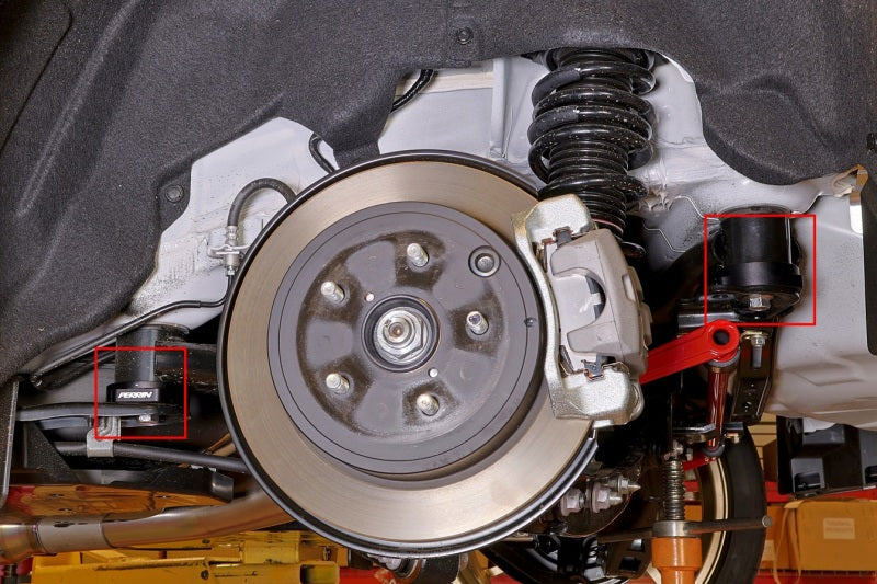 Perrin Performance PSP-SUS-531BK - PERPSP-SUS-531BK - PERRIN 15-25 Subaru WRX/STI / 22-25 BRZ Rear Subframe Lockdown - Shipped in Europe - Tuningsupply.com