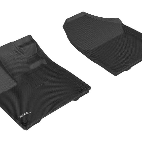 3D MAXpider L1HD07311509 - ACEL1HD07311509 - 3D MAXpider 2016-2020 Honda Pilot/Passport Kagu 1st Row Floormat - Black - Shipped in Europe - Tuningsupply.com