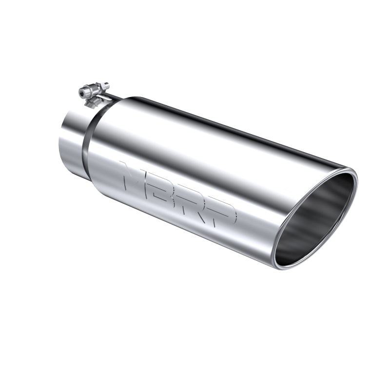 MBRP PT5125 - MBRPT5125 - MBRP Universal Tip 6in OD Angled Rolled End 5in Inlet 18in Length T304 Exhaust - Shipped in Europe - Tuningsupply.com