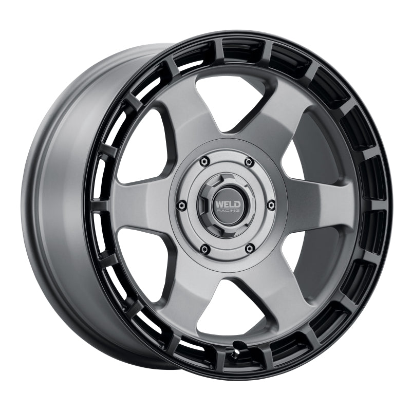 Weld W15109017500 - WELW15109017500 - Weld Off-Road Ridge 20x9 - 8x170 BP - ET0 - 125.1mm CB - Satin Gunmetal Wheel (Black Ring) - Shipped in Europe - Tuningsupply.com