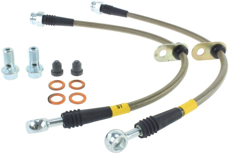 Stoptech 950.45009 - STO950.45009 - StopTech Stainless Steel Brake Line Kit - Front - Shipped in Europe - Tuningsupply.com