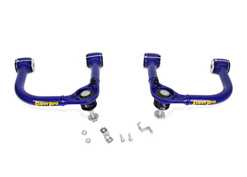 Superpro TRC6715 - SPRTRC6715 - Superpro 24+ Toyota Tacoma/Land Cruiser / Lexus GX550 Fixed Offset Upper Control Arms - Shipped in Europe - Tuningsupply.com