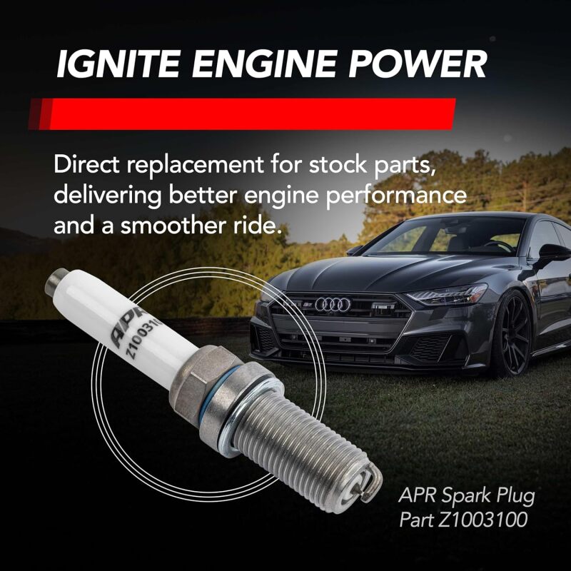 APR Z1003100 - APRZ1003100 - APR EA888.3/4/EA855.2/EA824 Iridium Pro Spark Plug - Heat Range 9 - 14mm x 26.5mm x 16mm - SINGLE - Shipped in Europe - Tuningsupply.com