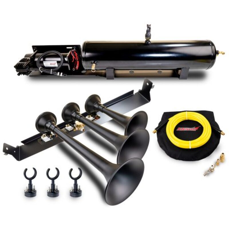 Kleinn Air Horns VELO-734 - KLEVELO-734 - Kleinn 09-14 Ford F-150/ Raptor Onboard Air System w/ Model 730 Horns - Shipped in Europe - Tuningsupply.com