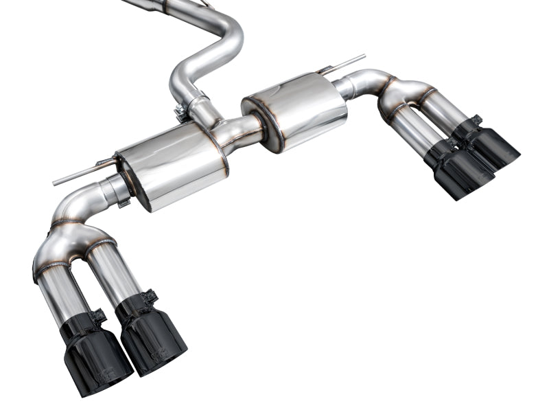 AWE Tuning 3015-43897 - AWE3015-43897 - AWE 22-24 Audi 8Y S3 Touring Edition Exhaust - Diamond Black Tips - Shipped in Europe - Tuningsupply.com