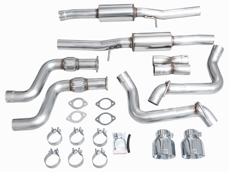 AWE Tuning 3020-32400 - AWE3020-32400 - AWE 2023 Nissan Z RZ34 RWD Track Edition Catback Exhaust System w/ Chrome Silver Tips - Shipped in Europe - Tuningsupply.com