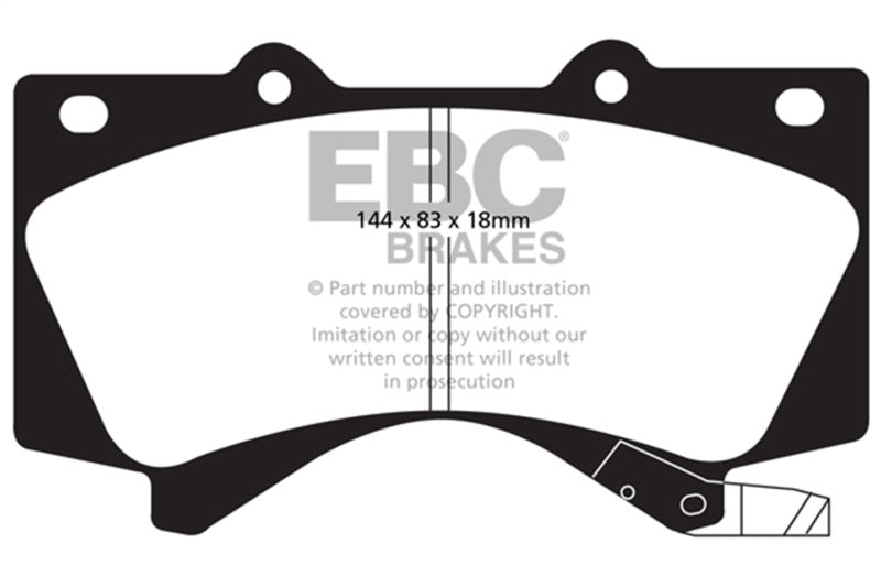 EBC DP51815NDX - EBCDP51815NDX - EBC Brakes Bluestuff Street and Track Day Brake Pads - Shipped in Europe - Tuningsupply.com