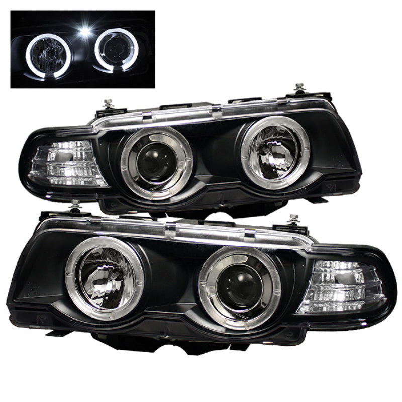 SPYDER 5008862 - SPY5008862 - Spyder BMW E38 7-Series 99-01 Projector Headlights 1PC Xenon- LED Halo Blk PRO-YD-BMWE3899-HID-HL-BK - Shipped in Europe - Tuningsupply.com