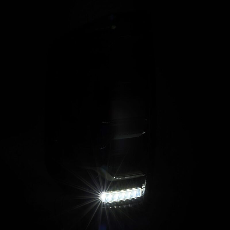 AlphaRex 672040 - ARX672040 - AlphaRex 14-21 Toyota Tundra LUXX LED Taillights Blk w/Activ Light/Seq Signal - Shipped in Europe - Tuningsupply.com