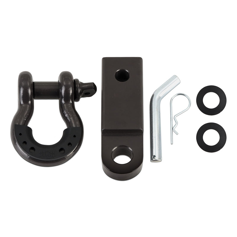 Borne Off-Road BNRS-BK - BRNBNRS-BK - Borne Off-Road Borne Hitch Receiver and Shackle Set Black - Shipped in Europe - Tuningsupply.com
