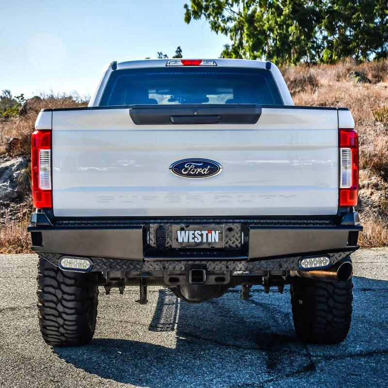 Westin 58-341125 - WES58-341125 - Westin 17-21 Ford F-250/350 HDX Bandit Rear Bumper - Black - Shipped in Europe - Tuningsupply.com
