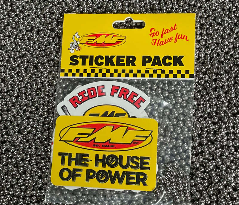 FMF Racing 012518 - FMF012518 - FMF Racing Go Fast Have Fun Sticker Pack - Shipped in Europe - Tuningsupply.com