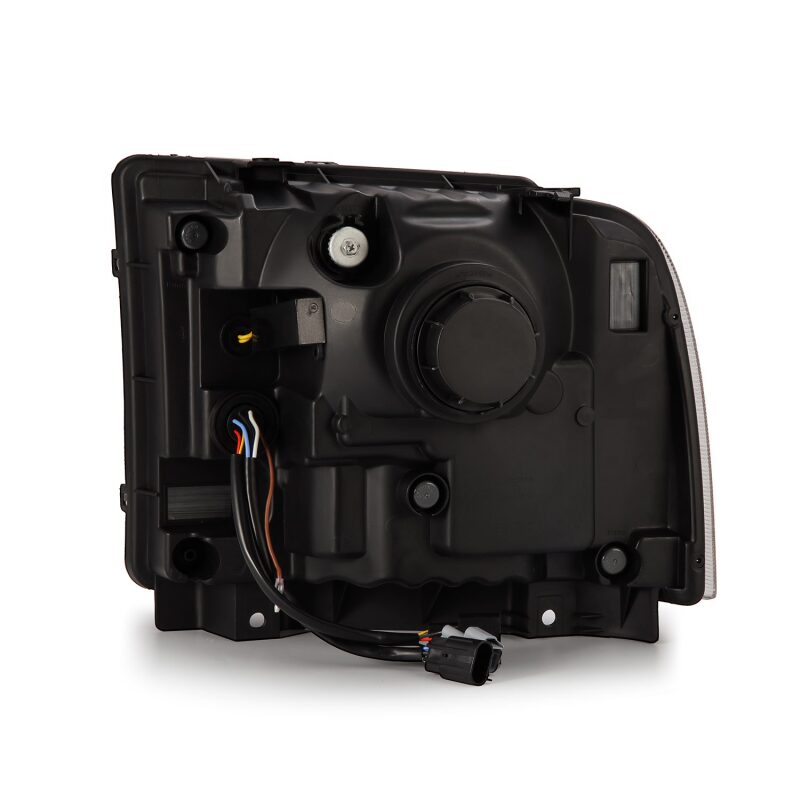 AlphaRex 880317 - ARX880317 - AlphaRex 05-07 Ford F250/350/450/550 Super Duty LUXX LED Proj HL Blk w/Actv Light & Seq Sig + SB DRL - Shipped in Europe - Tuningsupply.com