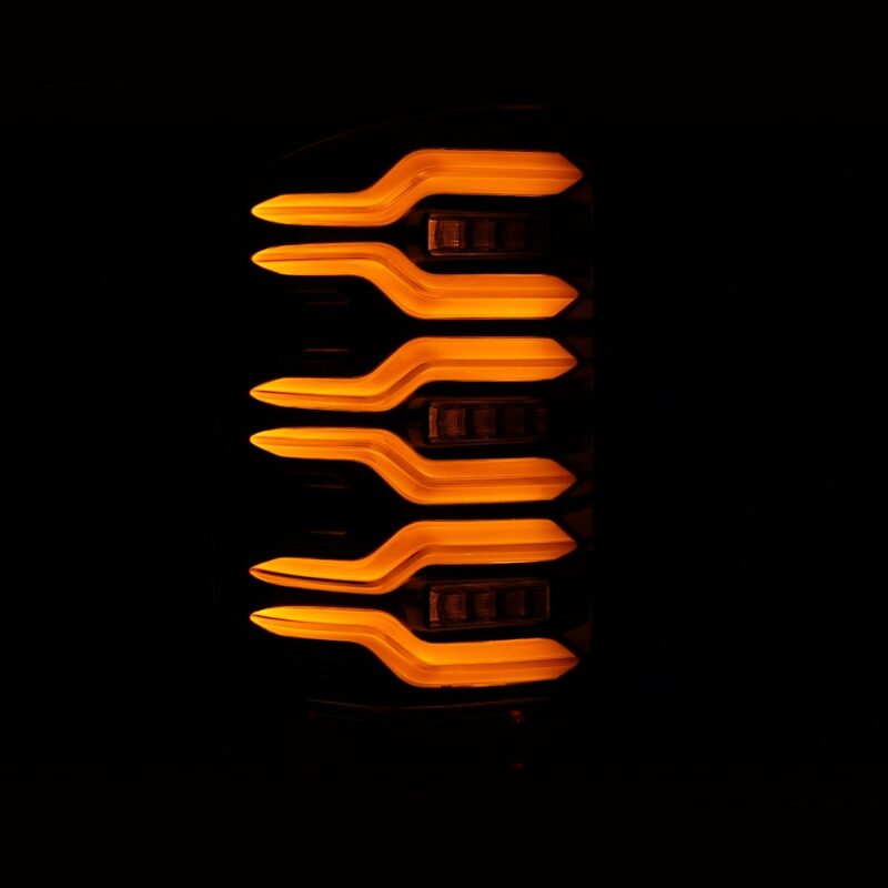 AlphaRex 630030 - ARX630030 - AlphaRex 14-18 GMC Sierra 1500/2500HD/3500HD LUXX-Series LED Tail Lights Alpha-Blk Actv Lgt Seq. Sig - Shipped in Europe - Tuningsupply.com