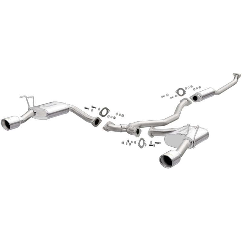 Magnaflow 19312 - MAG19312 - MagnaFlow Cat-Back 2016 Honda Civic (Sedan Only) 1.5L L4 Turbo 2.25in SS Dual Outlet - Shipped in Europe - Tuningsupply.com