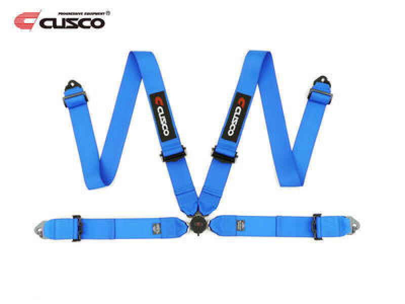 Cusco 00B CRH N4BL - CUS00B CRH N4BL - Cusco Universal 4 Point 3in Width Racing Harnesses - Blue - Shipped in Europe - Tuningsupply.com