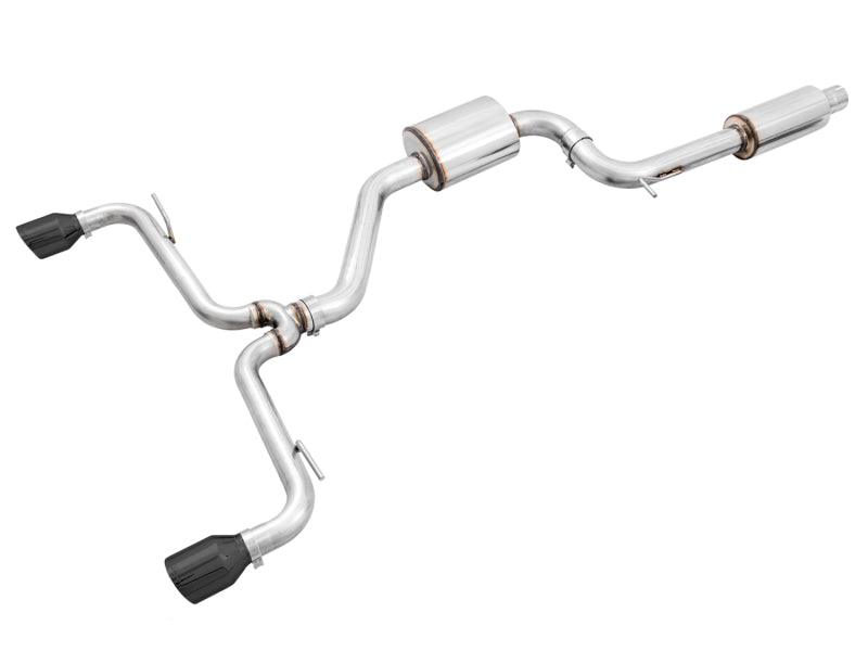 AWE Tuning 3015-33050 - AWE3015-33050 - AWE Tuning VW MK7 GTI Touring Edition Exhaust - Diamond Black Tips - Shipped in Europe - Tuningsupply.com