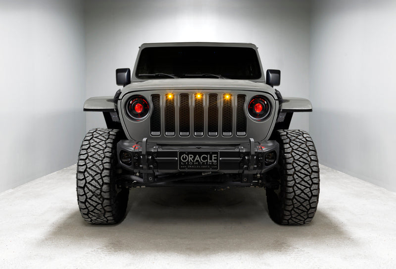 ORACLE Lighting 5839-504-B - ORL5839-504-B - Oracle Oculus Bi-LED Projector Headlights for Jeep JL/Gladiator JT - w/ Simple Controller - Shipped in Europe - Tuningsupply.com