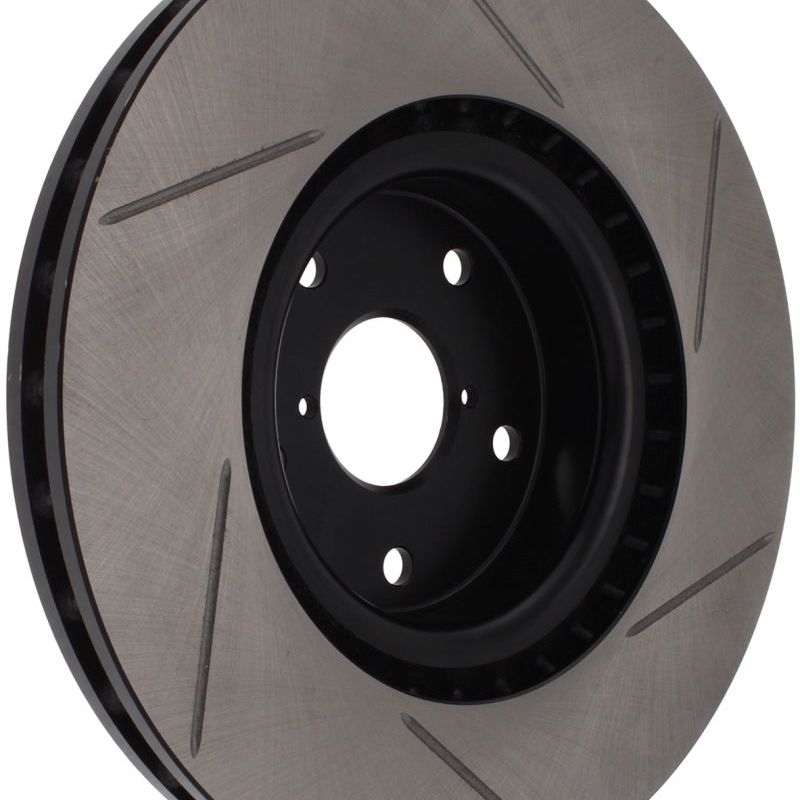 Stoptech 126.47022SR - STO126.47022SR - StopTech Power Slot 05-08 STi Front Right Slotted Rotor - Shipped in Europe - Tuningsupply.com