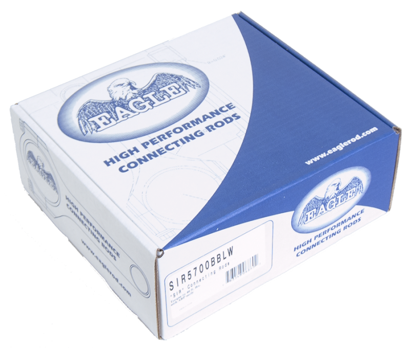 Eagle SIR5700BBLW - EAGSIR5700BBLW - Eagle Chevrolet Small Block I-Beam Rods - Set of 8 - Shipped in Europe - Tuningsupply.com