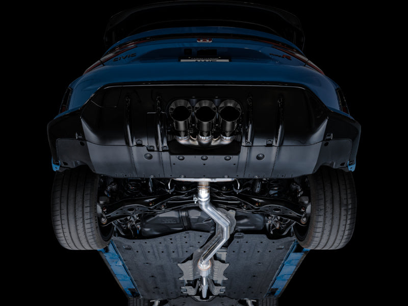 AWE Tuning 3015-53287 - AWE3015-53287 - AWE Tuning 2023 Honda Civic Type R FL5 Touring Edition Exhaust w/ Triple Diamond Black Tips - Shipped in Europe - Tuningsupply.com