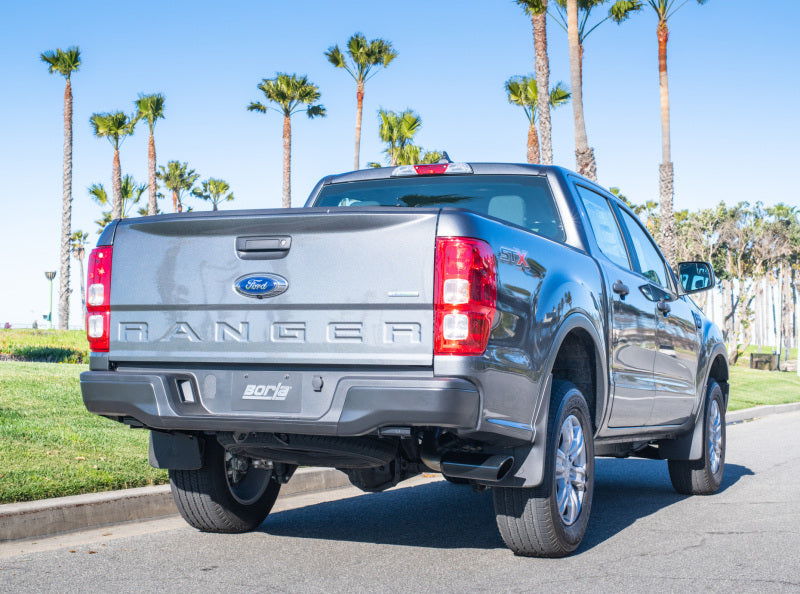 Borla 140788BC - BOR140788BC - Borla 2019 Ford Ranger XL/XLT/Lariat 2.3L 2/4WD WB S-Type Catback Exhaust w/ Blk Chrome Tip - Shipped in Europe - Tuningsupply.com