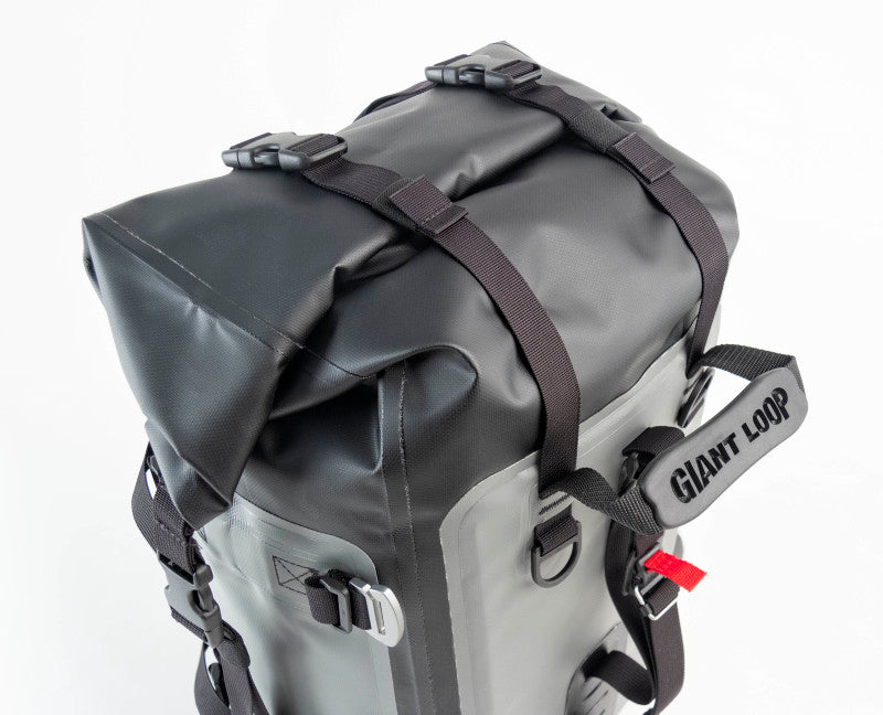 Giant Loop MTPN17 - GIAMTPN17 - Giant Loop MotoTrekk Panniers 50L - Gray/Black - Shipped in Europe - Tuningsupply.com