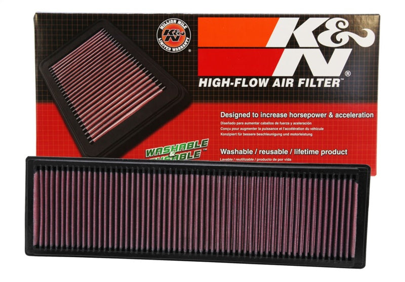 K&N Engineering 33-2331 - KNN33-2331 - K&N Replacement Air Filter VOLKSWAGEN JETTA 2005-2010, RABBIT 2007-2009 2.5L L5 - Shipped in Europe - Tuningsupply.com