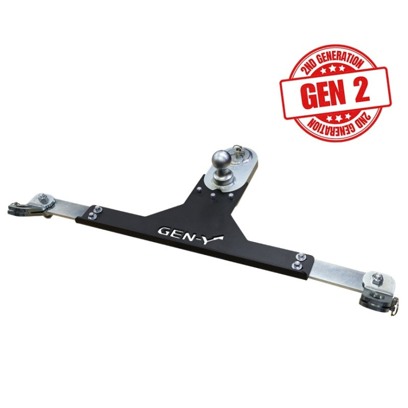 GEN-Y Hitch GH-21011 - GENGH-21011 - Gen-Y 2017+ Ford GoosePuck II 5in Offset Ball Puck Mount & 25K Towing w/Safety Chain Anchors - Shipped in Europe - Tuningsupply.com