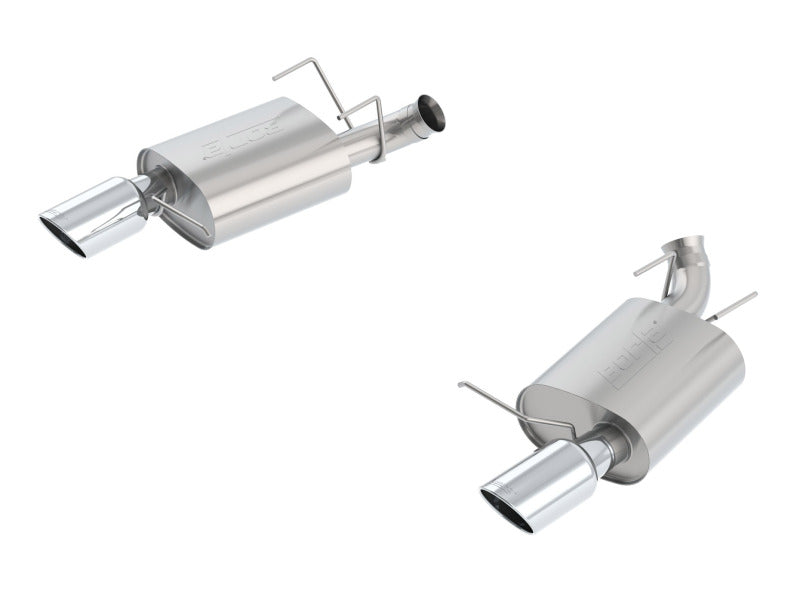 Borla 11837 - BOR11837 - Borla 13-14 Mustang GT/Boss 302 5.0L V8 RWD Single Split Rr Exit S-Type Exhaust (rear section only) - Shipped in Europe - Tuningsupply.com