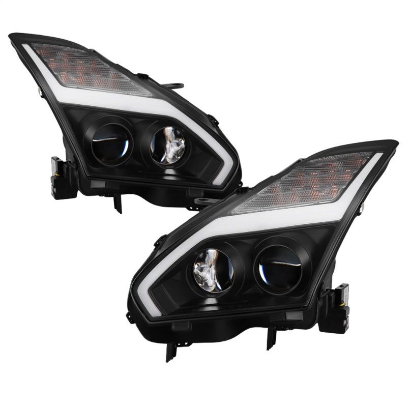 SPYDER 5085696 - SPY5085696 - Spyder Nissan GTR R35 09-14 - Projector Headlights - DRL LED - Black - Shipped in Europe - Tuningsupply.com