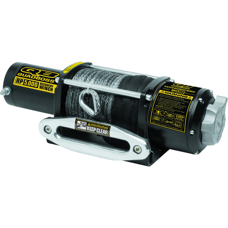QuadBoss 608851 - QBS608851 - QuadBoss Winch 5000Lb W/ Synthetic Rope - Shipped in Europe - Tuningsupply.com