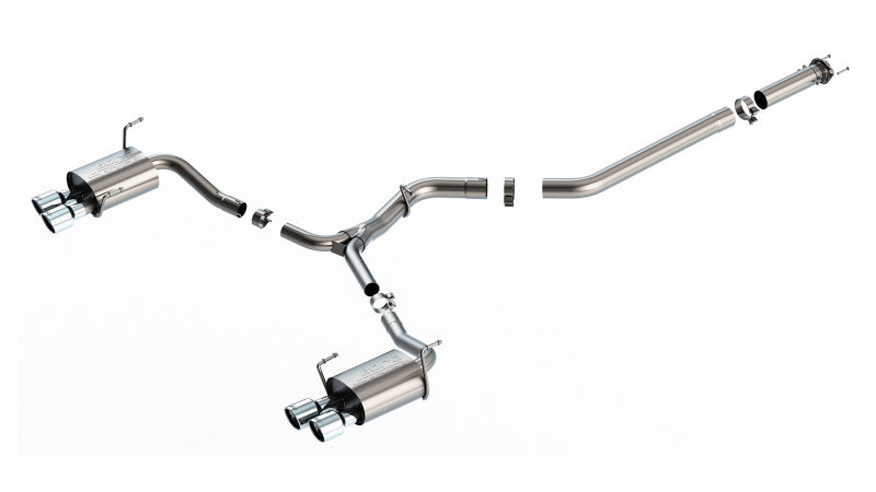 Borla 140907 - BOR140907 - Borla 2022 Subaru WRX 2.4L Turbo AT/MT AWD S-Type Catback Exhaust Polished Tips - Shipped in Europe - Tuningsupply.com