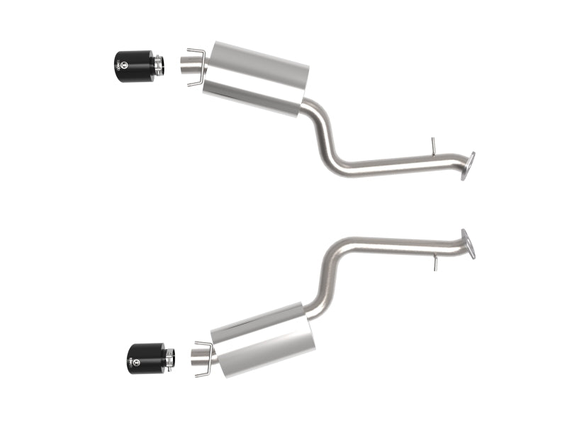 aFe 49-36060-B - AFE49-36060-B - aFe Takeda 14-22 Lexus IS350 V6 2.5in. 304 Stainless Steel Axle-Back Exhaust System w/ Black Tip - Shipped in Europe - Tuningsupply.com