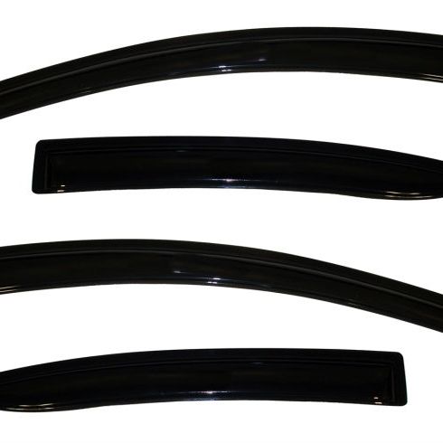 AVS 94257 - AVS94257 - AVS 10-13 Mazda 3 Ventvisor Outside Mount Window Deflectors 4pc - Smoke - Shipped in Europe - Tuningsupply.com