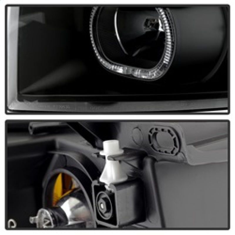 SPYDER 9032189 - SPY9032189 - xTune Chevy Silverado 1500/2500/3500 07-13 LED Halo Projector Headlights Black PRO-JH-CSIL07-CFB-BK - Shipped in Europe - Tuningsupply.com