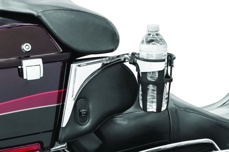 Kuryakyn 6488 - KUR6488 - Kuryakyn Reflex Drink Holder Right Side HD Touring Passenger Mount 96-13 Chrome - Shipped in Europe - Tuningsupply.com