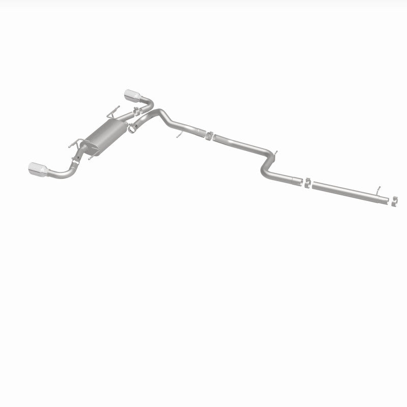 Magnaflow 15146 - MAG15146 - MagnaFlow 10-12 Mazda 3 L4 2.5L Hatchback Split Rear Exit Stainless Cat Back Performance Exhaust - Shipped in Europe - Tuningsupply.com