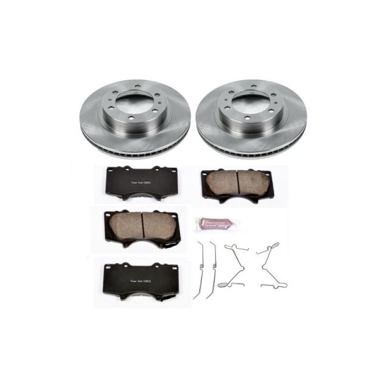 PowerStop KOE137 - PSBKOE137 - Power Stop 03-09 Toyota 4Runner Front Autospecialty Brake Kit - Shipped in Europe - Tuningsupply.com