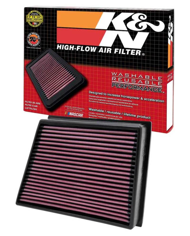 K&N Engineering 33-2466 - KNN33-2466 - K&N Replacement Air Filter for 11-12 GMC Sierra / Chevy Silverado - Shipped in Europe - Tuningsupply.com