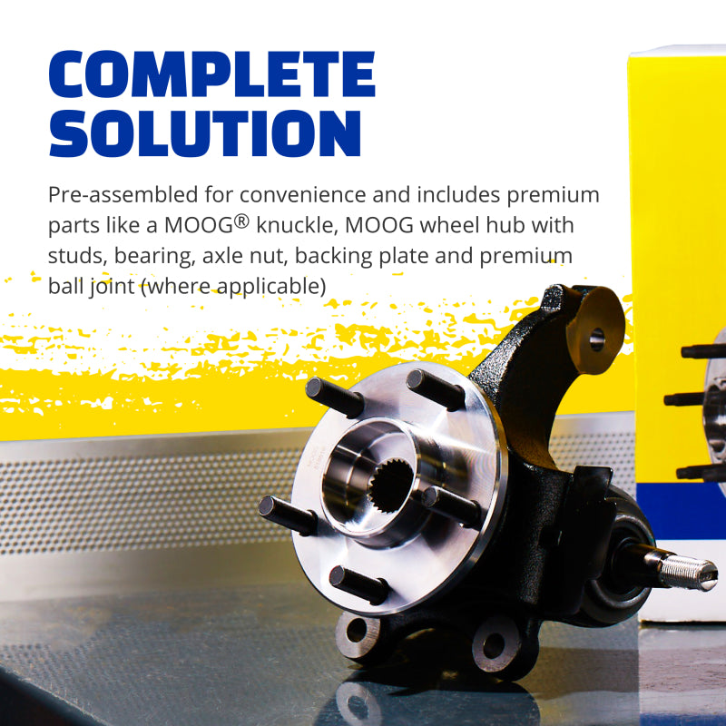 Moog LK018 - MOHLK018 - MOOG 13-16 Honda Accord Front Right Complete Knuckle Assembly - Shipped in Europe - Tuningsupply.com