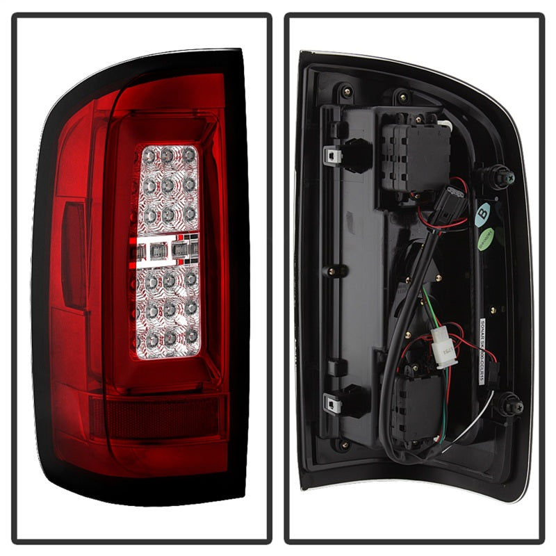 SPYDER 5085269 - SPY5085269 - Spyder Chevy Colorado 2015-2017 Light Bar LED Tail Lights - Red Clear ALT-YD-CCO15-LED-RC - Shipped in Europe - Tuningsupply.com