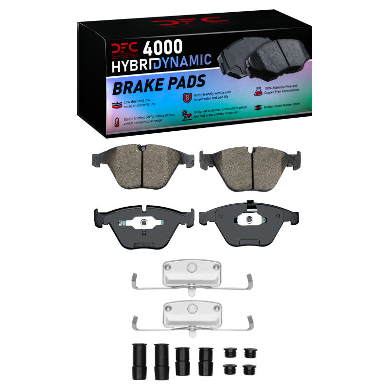 DFC 4000-0918-01 - DFC4000-0918-01 - DFC 02-13 BMW 650I CONVERTIBLE Front 4000 HybriDynamic Brake Pads and Hardware Kit - Shipped in Europe - Tuningsupply.com