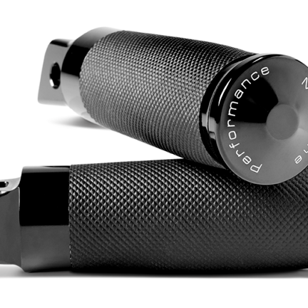 Performance Machine 0035-0083-B - PFM0035-0083-B - Performance Machine Footpegs Contour - Black Ano - Shipped in Europe - Tuningsupply.com