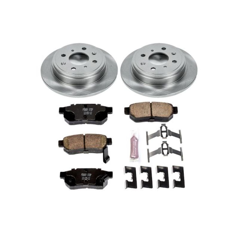 PowerStop KOE408 - PSBKOE408 - Power Stop 90-01 Acura Integra Rear Autospecialty Brake Kit - Shipped in Europe - Tuningsupply.com